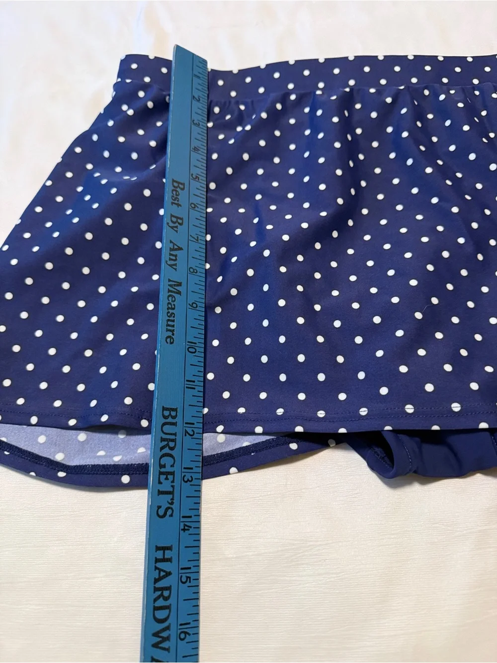 Talbots Miraclesuit NWT Navy White Polka Dot Swim Skirt Bottom Size 14
